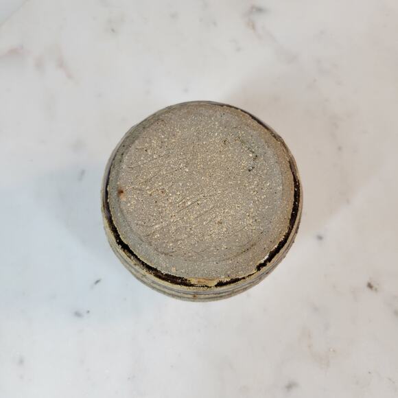 Vintage Pottery Vases 3.5" Brown Green Marble Incaware Ceramic Art Glazed Lot‎ 4 - Picture 13 of 16